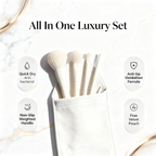 🤍 Soft Touch Makeup Brush Travel Pouch
