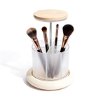 🪞 Rotating Makeup Brush Organizer