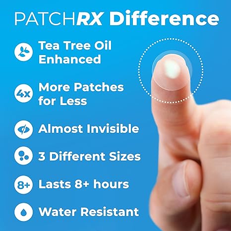 ✨Pimple Patches for Face , Hydrocolloid Acne Patches with Tea Tree Oil, Pimple Patch Pimple Stickers