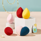 Heart-shaped Two-Tone Make-up Sponge with Gift Box